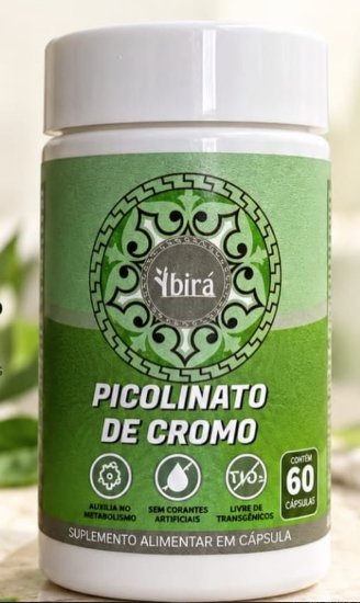 Frasco de Picolinato de Cromo Ybirá